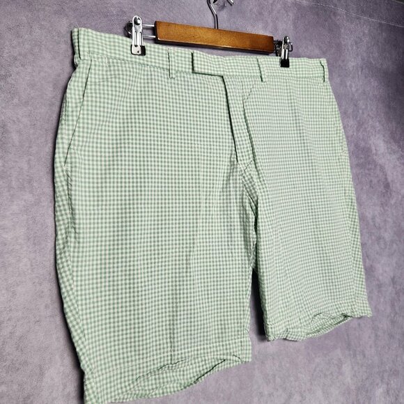 Polo Ralph Lauren Shorts Mens 38 Gingham Check Classic Preppy Casual - Picture 2 of 16